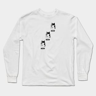 Dogecoin - Wow Long Sleeve T-Shirt